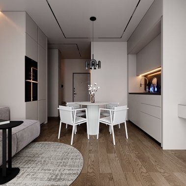 NỘI THẤT CĂN HỘ 57,3m² - PHONG CÁCH MINIMALISM