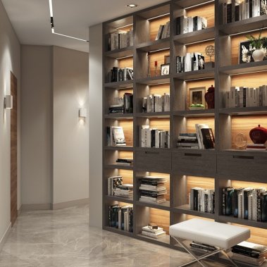 NỘI THẤT CĂN HỘ 121m²  PHONG CÁCH HIỆN ĐẠI