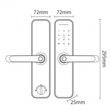 Khóa vân tay Kassler KL-668 App Gold