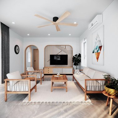  NỘI THẤT CĂN HỘ 158m²  - PHONG CÁCH WABI-SABI