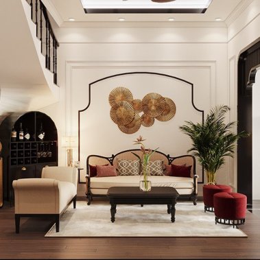 NỘI THẤT CĂN HỘ 22 - PHONG CÁCH INDOCHINE