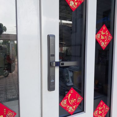 Khóa thông minh cửa nhôm chống nước Kaimi CN108 màu xám