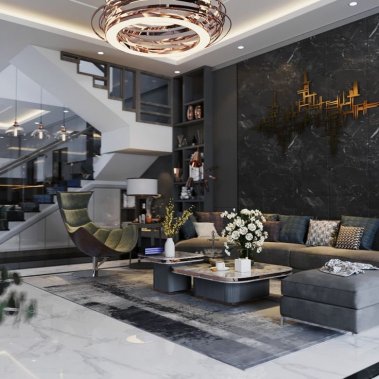 NỘI THẤT PHÒNG KHÁCH 13 - PHONG CÁCH HIỆN ĐẠI