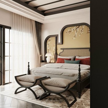 NỘI THẤT PHÒNG NGỦ 65 - PHONG CÁCH INDOCHINE