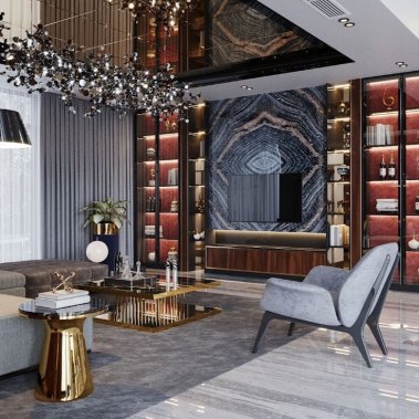 NỘI THẤT PHÒNG KHÁCH 11 - PHONG CÁCH HIỆN ĐẠI