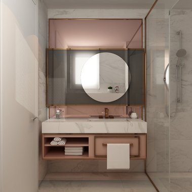 NỘI THẤT PHÒNG TẮM 05 - NHỰA PVC SƠN MÀU