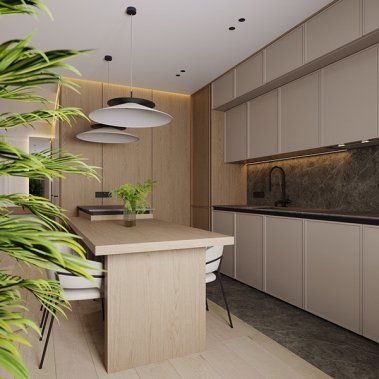 NỘI THẤT CĂN HỘ 77m² PHONG CÁCH HIỆN ĐẠI