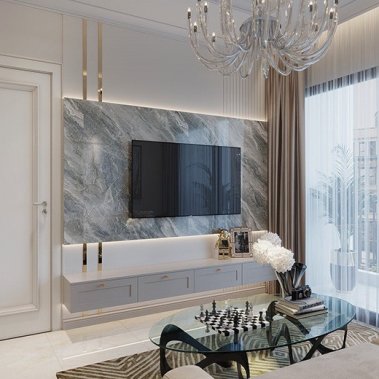 NỘI THẤT PHÒNG KHÁCH 28 - PHONG CÁCH TÂN CỔ ĐIỂN