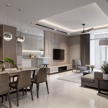 NỘI THẤT CĂN HỘ 02 - CĂN HỘ PHONG CÁCH HIỆN ĐẠI