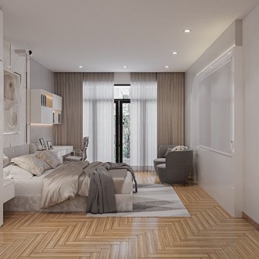 NỘI THẤT PHÒNG NGỦ 63 - PHONG CÁCH HIỆN ĐẠI TONE MÀU TRẮNG