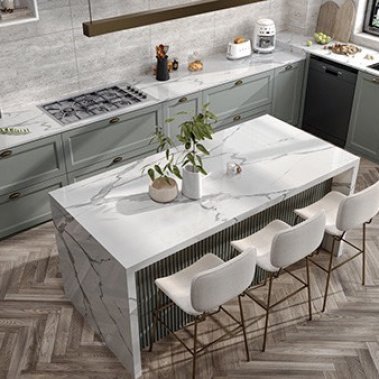 TỦ BẾP 128 CÁNH PANEL HIỆN ĐẠI