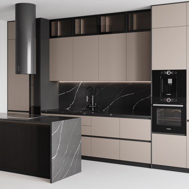 TỦ BẾP 118 CHỮ I BÀN ĐẢO