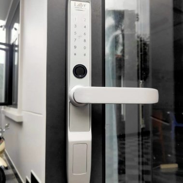 Khoá vân tay cửa nhôm, cửa đố nhỏ Laffer R1