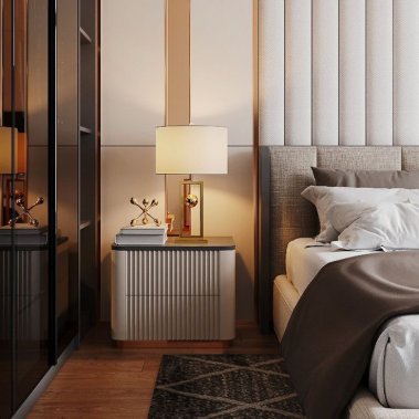 NỘI THẤT PHÒNG NGỦ 13 - PHONG CÁCH HIỆN ĐẠI TONE MÀU XÁM