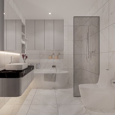 NỘI THẤT PHÒNG NGỦ 63 - PHONG CÁCH HIỆN ĐẠI TONE MÀU TRẮNG