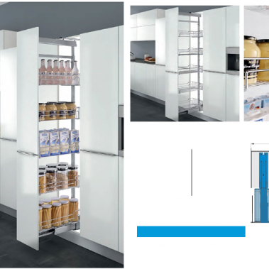 Kệ kéo 6 tầng Higold inox Higold 201106