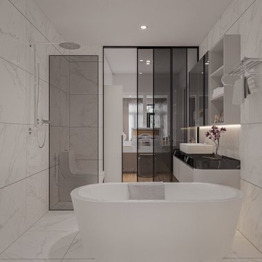 NỘI THẤT PHÒNG NGỦ 63 - PHONG CÁCH HIỆN ĐẠI TONE MÀU TRẮNG