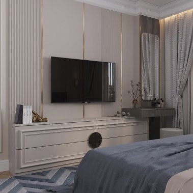 NỘI THẤT CĂN HỘ 90m² - PHONG CÁCH NEO CLASSIC (TÂN CỔ ĐIỂN)