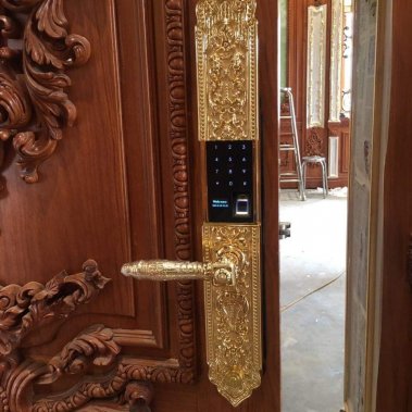 Khóa vân tay tân cổ Kassler KL-999 (Mạ vàng)