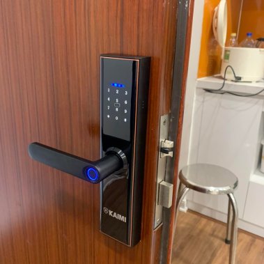 Khóa Vân Tay Kaimi S12- Viền Đồng