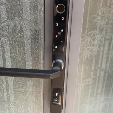 Khóa vân tay cửa nhôm xingfa Kassler KL-599CB (màu đen) - Chống nước