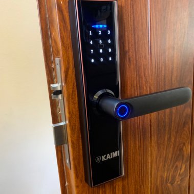 Khóa Vân Tay Kaimi S12- Viền Đồng