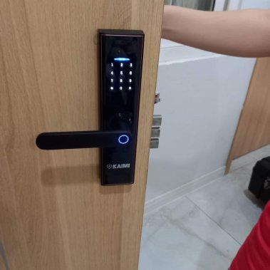 Khóa Vân Tay Kaimi S12- Viền Đồng