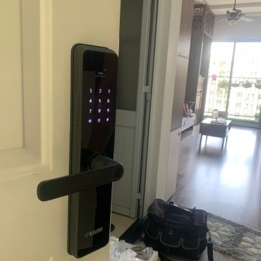 Khóa Vân Tay Kaimi BTM101 Màu Viền Đen