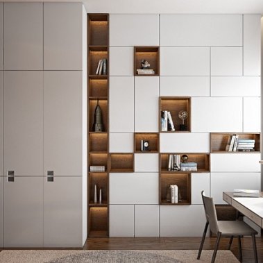 NỘI THẤT CĂN HỘ 121m²  PHONG CÁCH HIỆN ĐẠI