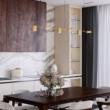 TỦ BẾP 146 - TỦ GỖ MDF PHỦ MELAMINE