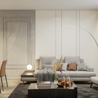 NỘI THẤT CĂN HỘ 61m² PHONG CÁCH HIỆN ĐẠI