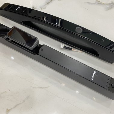 KHÓA VÂN TAY CỬA NHÔM XINGFA CHỐNG NƯỚC DEMAX SL802 BL