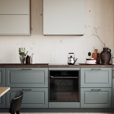 TỦ BẾP 126 GỖ MDF CÁNH PANEL