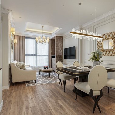 NỘI THẤT CĂN HỘ 36 - PHONG CÁCH TÂN CỔ ĐIỂN (NEO CLASSIC)