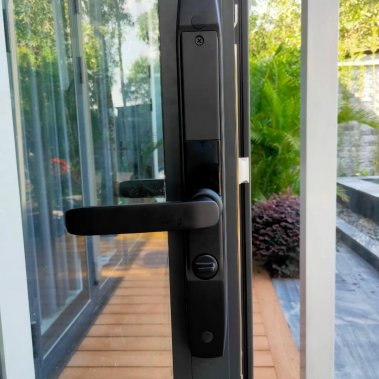 Khoá vân tay cửa nhôm, cửa đố nhỏ Laffer R1