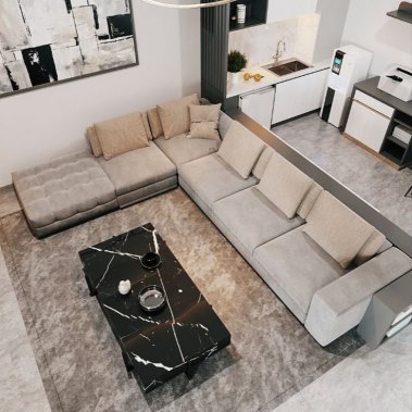 NỘI THẤT PHÒNG KHÁCH 12 - PHONG CÁCH HIỆN ĐẠI