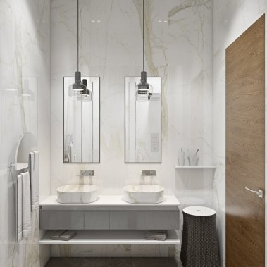 NỘI THẤT CĂN HỘ 121m²  PHONG CÁCH HIỆN ĐẠI