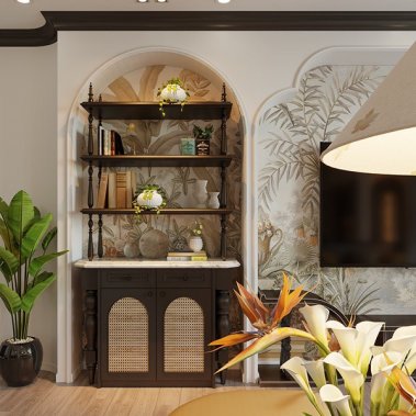 NỘI THẤT CĂN HỘ 17 - PHONG CÁCH INDOCHINE
