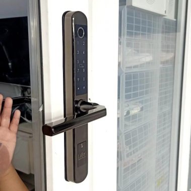 Khoá vân tay cửa nhôm, cửa đố nhỏ Laffer XF19