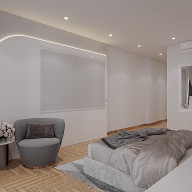 NỘI THẤT PHÒNG NGỦ 63 - PHONG CÁCH HIỆN ĐẠI TONE MÀU TRẮNG