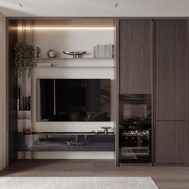 NỘI THẤT CĂN HỘ 33 - CĂN HỘ 1 PHÒNG NGỦ PHONG CÁCH HIỆN ĐẠI