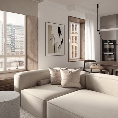 NỘI THẤT CĂN HỘ 90m² - PHONG CÁCH HIỆN ĐẠI