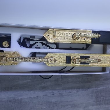 Khóa thông minh đại sảnh - tân cổ điển nhận diện khuôn mặt Face ID Demax SL986 Gold