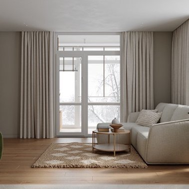 NỘI THẤT CĂN HỘ 12 - PHONG CÁCH SCANDINAVIAN