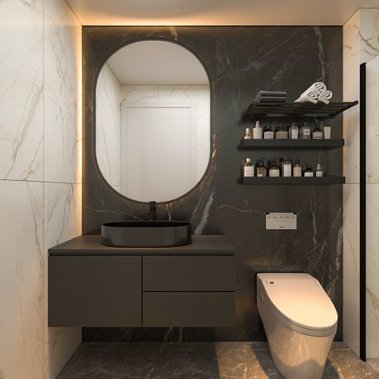 NỘI THẤT CĂN HỘ 19 - NỘI THẤT CĂN HỘ HIỆN ĐẠI MÀU TRẮNG PHỐI XÁM