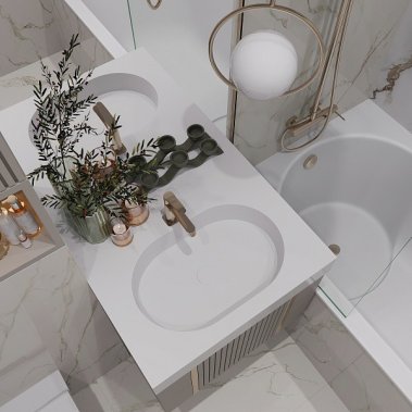 NỘI THẤT CĂN HỘ 90m² - PHONG CÁCH NEO CLASSIC (TÂN CỔ ĐIỂN)