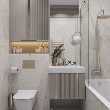 NỘI THẤT CĂN HỘ 90m² - PHONG CÁCH NEO CLASSIC (TÂN CỔ ĐIỂN)