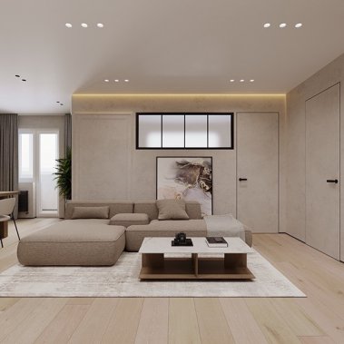 NỘI THẤT CĂN HỘ 77m² PHONG CÁCH HIỆN ĐẠI