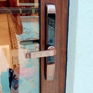 Khoá vân tay cửa nhôm, cửa đố nhỏ Laffer R1