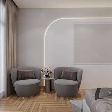 NỘI THẤT PHÒNG NGỦ 63 - PHONG CÁCH HIỆN ĐẠI TONE MÀU TRẮNG